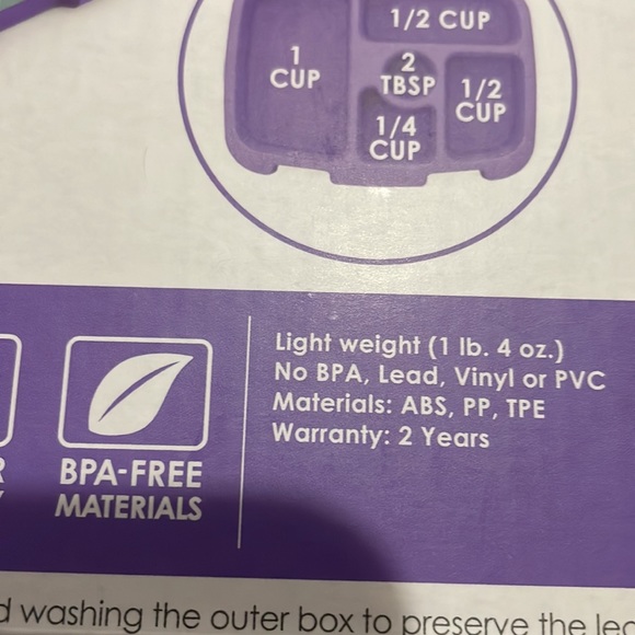 Bentgo mermaid lunch box new open box - Picture 10 of 11